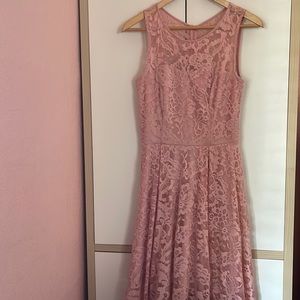 Pink tail dress